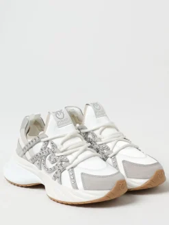 Sneakers Ariel Pinko in pelle e mesh con strass