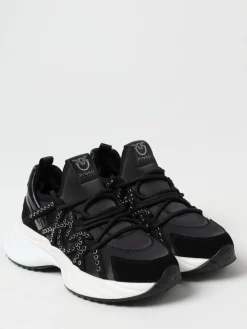 Sneakers Ariel Pinko in pelle e mesh con strass