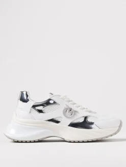 Sneakers Ariel Pinko in pelle e mesh