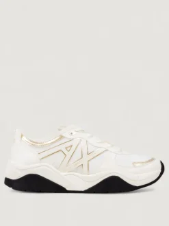 Sneakers Armani Exchange in mesh e vernice