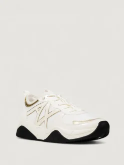 Sneakers Armani Exchange in mesh e vernice