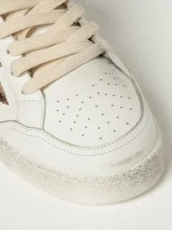 Sneakers Ballstar 2 Golden Goose in pelle used e cavallino animalier