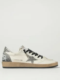 Sneakers Ballstar Golden Goose in pelle e glitter used