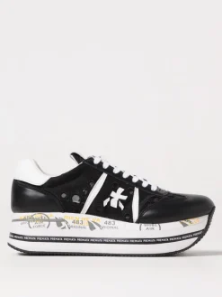 Sneakers Beth Platform Premiata in pelle e mesh