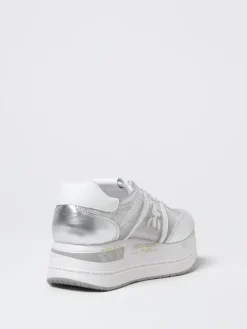 Sneakers Beth Premiata in pelle laminata e nylon