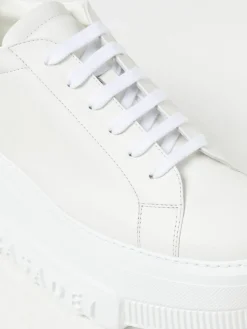 Sneakers Casadei a zeppa in pelle