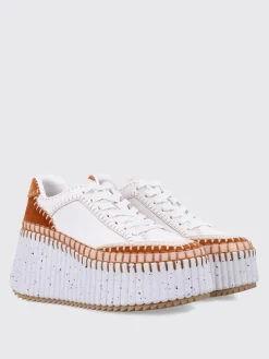 Sneakers con zeppa Nama Chloé in pelle