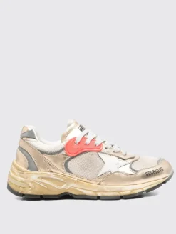 Sneakers Dad Star Golden Goose in pelle laminata e mesh used