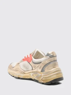 Sneakers Dad Star Golden Goose in pelle laminata e mesh used