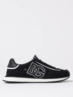 Sneakers DG Cushion Dolce & Gabbana in camoscio e pizzo