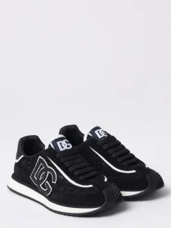 Sneakers DG Cushion Dolce & Gabbana in camoscio e pizzo