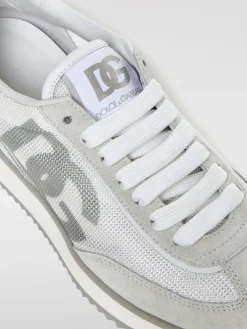 Sneakers DG CUSHION Dolce & Gabbana in camoscio e nylon