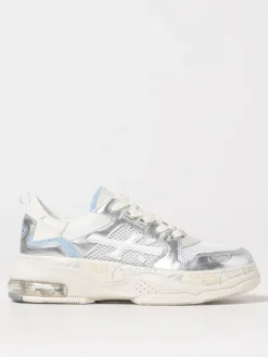 Sneakers Draked Premiata in pelle laminata e mesh