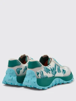 Sneakers Drift Trail Vibram Camper in PET riciclato e nabuk con stampa floreale