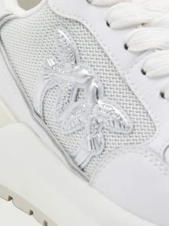 Sneakers Gem 07 Pinko in pelle e mesh