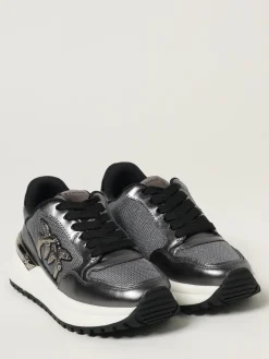 Sneakers Gem 07 Pinko pelle lamina e mesh