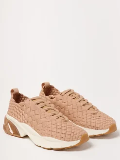 Sneakers Good Luck Tory Burch in nylon intrecciato