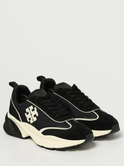 Sneakers Good Luck Tory Burch in camoscio e nylon