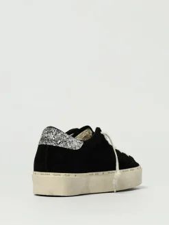 Sneakers Hi Star Golden Goose in camoscio e glitter used