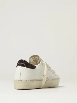 Sneakers Hi-Star Golden Goose in pelle e glitter