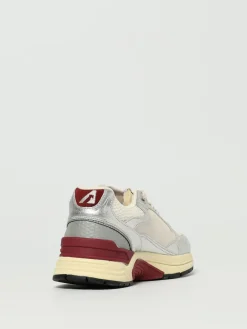 Sneakers Hyperway Autry in pelle laminata e mesh