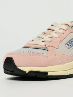 Sneakers Hyperway Autry in camoscio e mesh