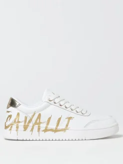 Sneakers Just Cavalli in pelle con stampa logo