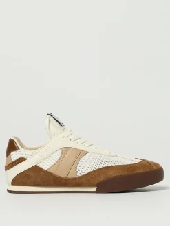 Sneakers Kick Chloé in camoscio e mesh traforato