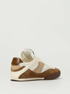 Sneakers Kick Chloé in camoscio e mesh traforato