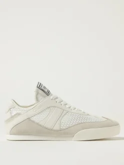 Sneakers Kick Chloé in camoscio e mesh traforato