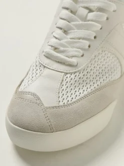 Sneakers Kick Chloé in camoscio e mesh traforato