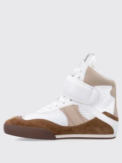 Sneakers Kick Chloè in pelle e mesh traforato