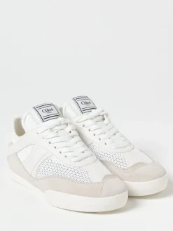 Sneakers Kick Chloè in pelle e mesh riciclato