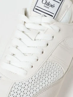 Sneakers Kick Chloè in pelle e mesh riciclato