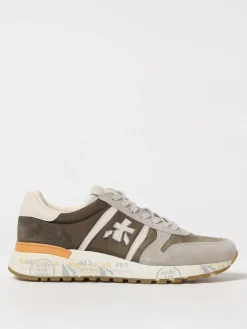 Sneakers Lander Premiata in camoscio e nylon