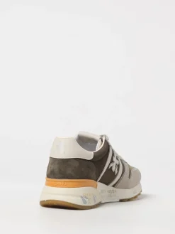 Sneakers Lander Premiata in camoscio e nylon