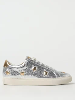Sneakers Lane Star Kurt Geiger London in pelle laminata stampa lucertola