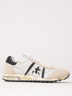 Sneakers Lucyd Premiata in pelle e gomma traforata