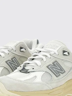 Sneakers Made in UK 991v2 New Balance in camoscio e mesh