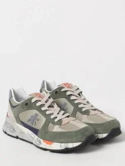 Sneakers Mase Premiata in camoscio e mesh