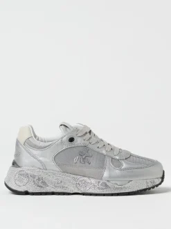 Sneakers Mased Premiata in camoscio e mesh