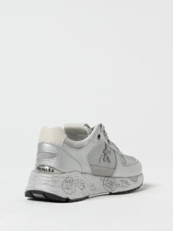 Sneakers Mased Premiata in camoscio e mesh