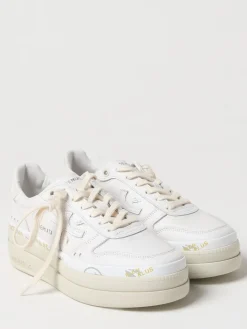 Sneakers Micol Premiata in pelle con stampa logo