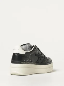 Sneakers Micol Premiata in pelle con occhielli metallici