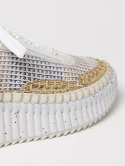 Sneakers Nama Chloè in mesh con lavorazione ricamata