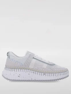 Sneakers Nama Chloé in mesh riciclato e camoscio
