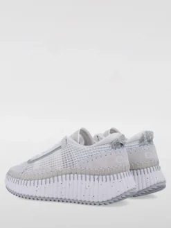 Sneakers Nama Chloé in mesh riciclato e camoscio