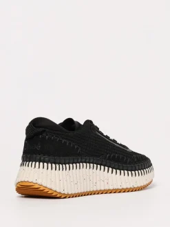 Sneakers Nama Chloè in tessuto ricamato e pelle sintetica