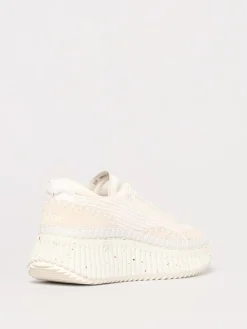 Sneakers Nama Chloè in tessuto ricamato e pelle sintetica