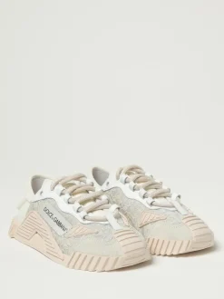Sneakers NS1 Dolce & Gabbana in pelle e pizzo